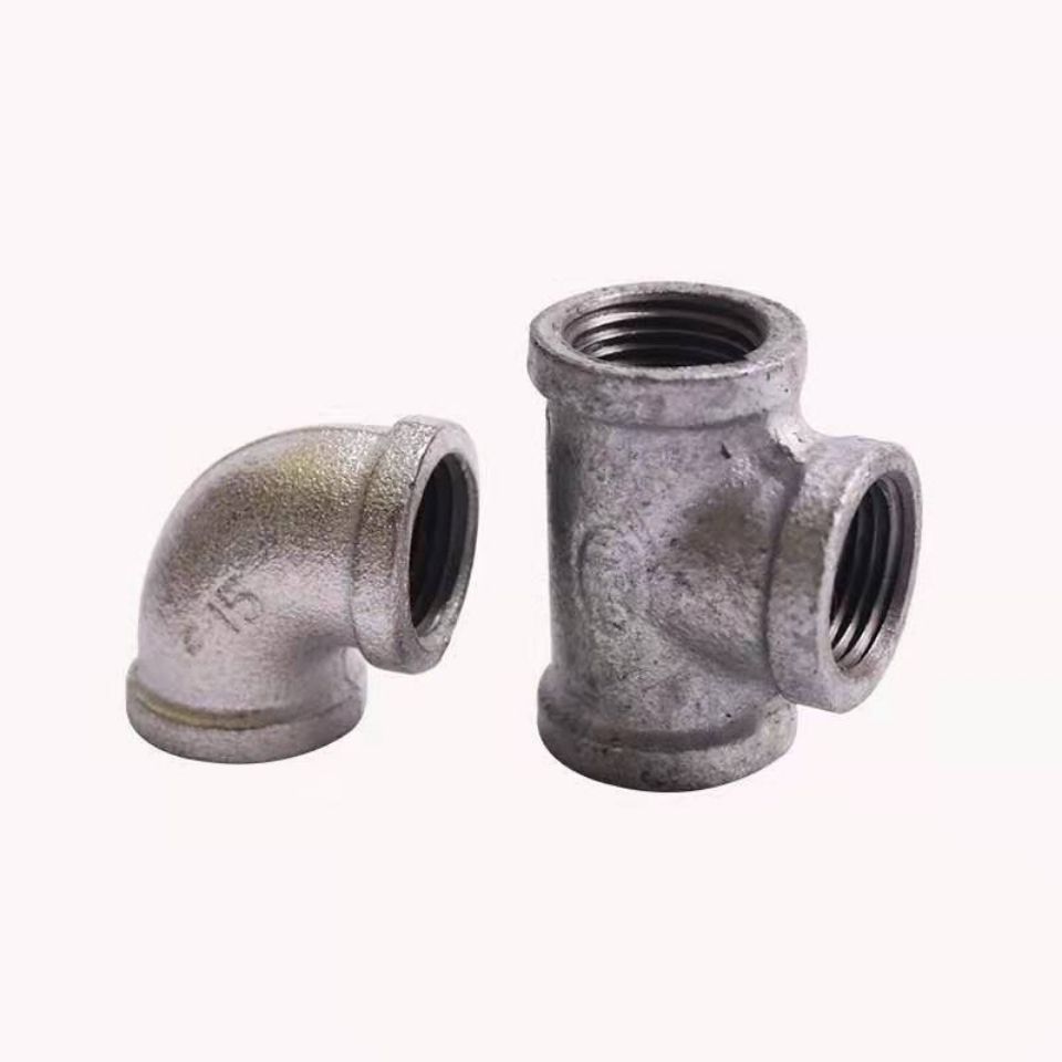 絲扣瑪鋼管件三通彎頭外絲管古油任補心大小頭活接雙絲直古水暖件